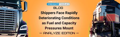 Shippers Face Rapidly Deteriorating Conditions as Fuel and Capacity Pressures Mount