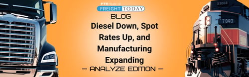 Diesel Down, Spot Rates Up, and Manufacturing Expanding — What June 2026 Means for Trucking