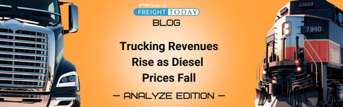 Trucking Revenues Rise as Diesel Prices Fall