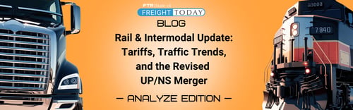 Rail & Intermodal Update: Tariffs, Traffic Trends, and the Revised UP/NS Merger