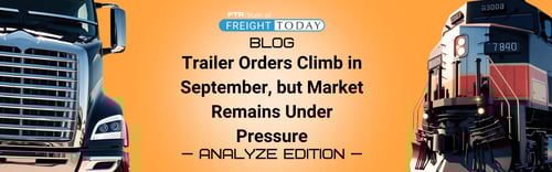 Trailer Orders Climb in September, but Market Remains Under Pressure
