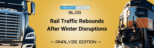 Rail Traffic Rebounds After Winter Disruptions