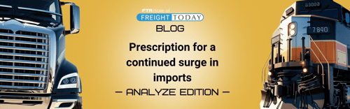 Prescription for a continued surge in imports